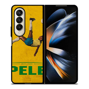 BRAZIL LEGEND PELE Samsung Z Fold 4 Case BRAZIL LEGEND PELE Samsung Z Fold 4 Case