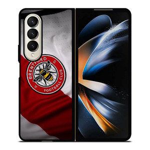 BRENTFORD FC SYMBOL Samsung Z Fold 4 Case BRENTFORD FC SYMBOL Samsung Z Fold 4 Case