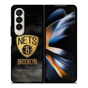 BROOKLYN NETS LOGO 3 Samsung Z Fold 4 Case