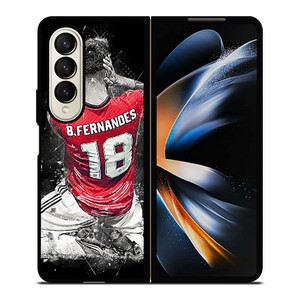 BRUNO FERNANDES MANCHESTER UNITED 2 Samsung Z Fold 4 Case BRUNO FERNANDES MANCHESTER UNITED 2 Samsung Z Fold 4 Case