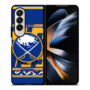 BUFALLO SABRES LOGO 2 Samsung Z Fold 4 Case BUFALLO SABRES LOGO 2 Samsung Z Fold 4 Case