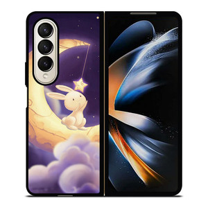 BUNNY IN THE MOON Samsung Z Fold 4 Case BUNNY IN THE MOON Samsung Z Fold 4 Case
