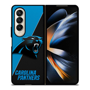 CAROLINA PANTHERS LOGO 2 Samsung Z Fold 4 Case CAROLINA PANTHERS LOGO 2 Samsung Z Fold 4 Case