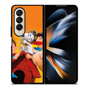 CHARLIE BROWN AND SNOOPY Samsung Z Fold 4 Case CHARLIE BROWN AND SNOOPY Samsung Z Fold 4 Case