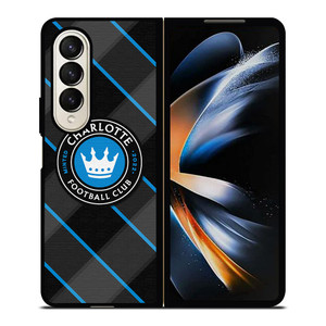CHARLOTTE FC LOGO Samsung Z Fold 4 Case CHARLOTTE FC LOGO Samsung Z Fold 4 Case