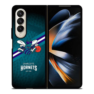 CHARLOTTE HORNETS LOGO 3 Samsung Z Fold 4 Case CHARLOTTE HORNETS LOGO 3 Samsung Z Fold 4 Case