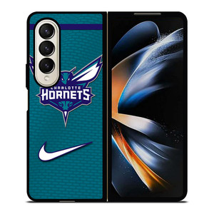 CHARLOTTE HORNETS LOGO 4 Samsung Z Fold 4 Case CHARLOTTE HORNETS LOGO 4 Samsung Z Fold 4 Case