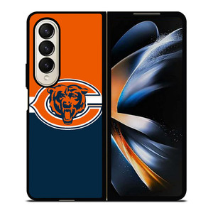 CHICAGO BEARS LOGO Samsung Z Fold 4 Case CHICAGO BEARS LOGO Samsung Z Fold 4 Case