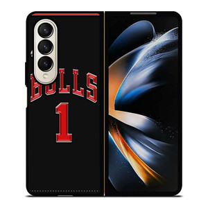CHICAGO BULLS JERSEY Samsung Z Fold 4 Case CHICAGO BULLS JERSEY Samsung Z Fold 4 Case
