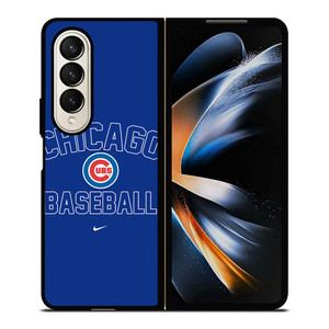 CHICAGO CUBS BASEBALL Samsung Z Fold 4 Case CHICAGO CUBS BASEBALL Samsung Z Fold 4 Case