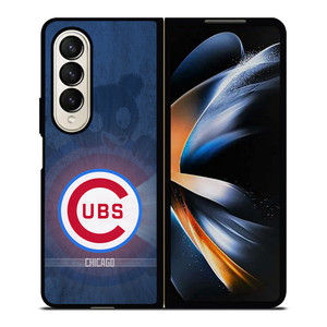CHICAGO CUBS LOGO 4 Samsung Z Fold 4 Case