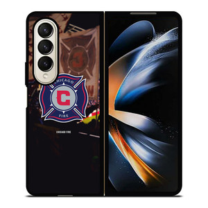 CHICAGO FIRE LOGO 4 Samsung Z Fold 4 Case CHICAGO FIRE LOGO 4 Samsung Z Fold 4 Case
