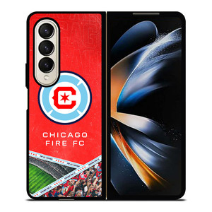 CHICAGO FIRE LOGO Samsung Z Fold 4 Case CHICAGO FIRE LOGO Samsung Z Fold 4 Case