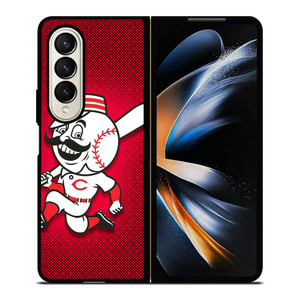 CINCINNATI REDS MLB LOGO Samsung Z Fold 4 Case CINCINNATI REDS MLB LOGO Samsung Z Fold 4 Case