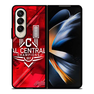 CLEVELAND INDIANS CHAMPIONS 2017 Samsung Z Fold 4 Case CLEVELAND INDIANS CHAMPIONS 2017 Samsung Z Fold 4 Case