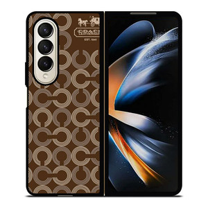 COACH PATTERN LOGO Samsung Z Fold 4 Case COACH PATTERN LOGO Samsung Z Fold 4 Case
