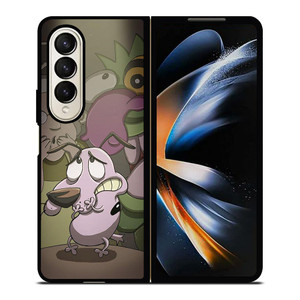 COURAGE THE COWARDLY DOG 3 Samsung Z Fold 4 Case
