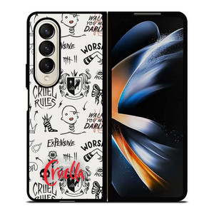 CRUELLA DISNEY PATTERN Samsung Z Fold 4 Case CRUELLA DISNEY PATTERN Samsung Z Fold 4 Case