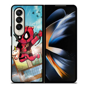 CUTE DEADPOOL ART Samsung Z Fold 4 Case CUTE DEADPOOL ART Samsung Z Fold 4 Case