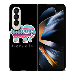 CUTE IVORY ELLA Samsung Z Fold 4 Case CUTE IVORY ELLA Samsung Z Fold 4 Case