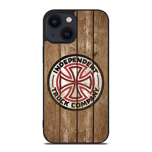 INDEPENDENT TRUCK LOGO WOODEN iPhone 14 Plus Case