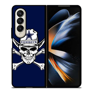 DALLAS COWBOYS SKULL Samsung Z Fold 4 Case DALLAS COWBOYS SKULL Samsung Z Fold 4 Case