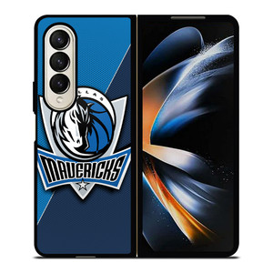 DALLAS MAVERICKS LOGO Samsung Z Fold 4 Case DALLAS MAVERICKS LOGO Samsung Z Fold 4 Case
