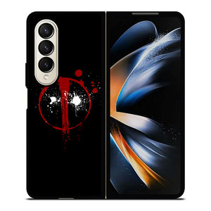 DEADPOOL SUPERHERO LOGO Samsung Z Fold 4 Case DEADPOOL SUPERHERO LOGO Samsung Z Fold 4 Case
