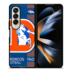 DENVER BRONCOS RETRO LOGO Samsung Z Fold 4 Case DENVER BRONCOS RETRO LOGO Samsung Z Fold 4 Case
