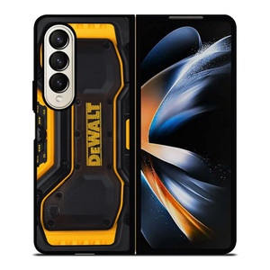 DEWALT RADIO WALLPAPER Samsung Z Fold 4 Case DEWALT RADIO WALLPAPER Samsung Z Fold 4 Case