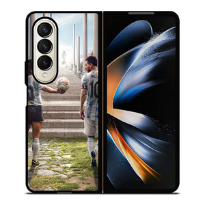 DIEGO MARADONA AND LIONEL MESSI Samsung Z Fold 4 Case DIEGO MARADONA AND LIONEL MESSI Samsung Z Fold 4 Case