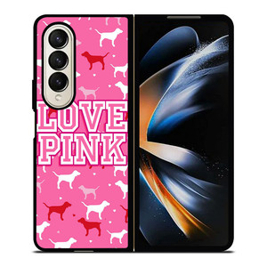 DOG PINK VICTORIA'S SECRET Samsung Z Fold 4 Case DOG PINK VICTORIA'S SECRET Samsung Z Fold 4 Case