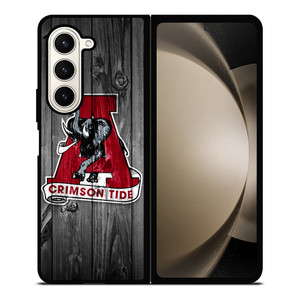 ALABAMA CRIMSON TIDE WOODEN Samsung Z Fold 5 Case