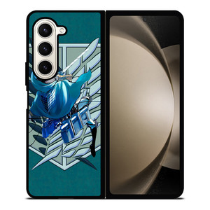 ATTACK ON TITAN EREN YEAGER Samsung Z Fold 5 Case ATTACK ON TITAN EREN YEAGER Samsung Z Fold 5 Case