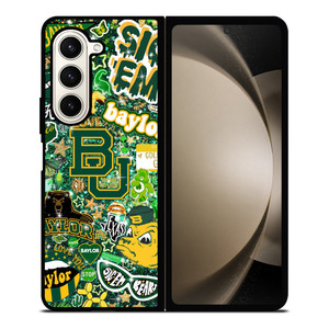 BAYLOR BEARS UNIVERSITY COLLAGE Samsung Z Fold 5 Case
