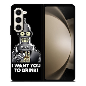 BENDER IN FUTURAMA Samsung Z Fold 5 Case
