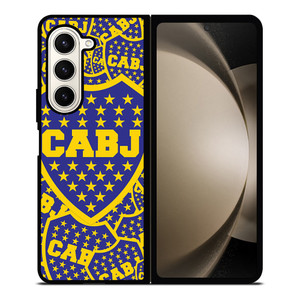 BOCA JUNIORS PATTERN Samsung Z Fold 5 Case BOCA JUNIORS PATTERN Samsung Z Fold 5 Case