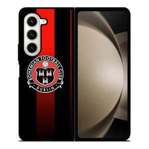 BOHEMIAN FOOTBALL CLUB LOGO Samsung Z Fold 5 Case BOHEMIAN FOOTBALL CLUB LOGO Samsung Z Fold 5 Case