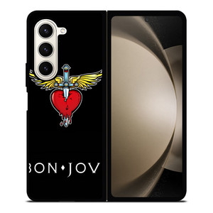 BON JOVI LOGO Samsung Z Fold 5 Case BON JOVI LOGO Samsung Z Fold 5 Case
