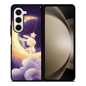 BUNNY IN THE MOON Samsung Z Fold 5 Case BUNNY IN THE MOON Samsung Z Fold 5 Case