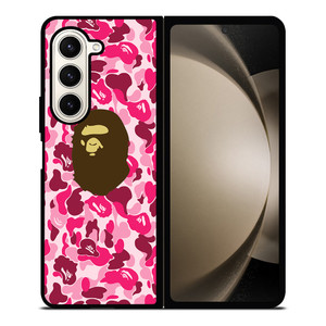 CAMO BAPE LOGO 2 Samsung Z Fold 5 Case