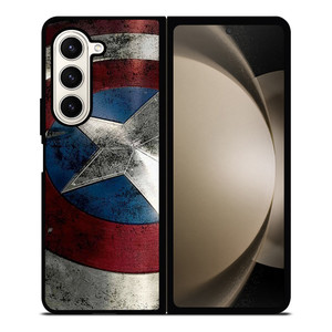 CAPTAIN AMERICA THE AVENGERS SHIELD Samsung Z Fold 5 Case CAPTAIN AMERICA THE AVENGERS SHIELD Samsung Z Fold 5 Case