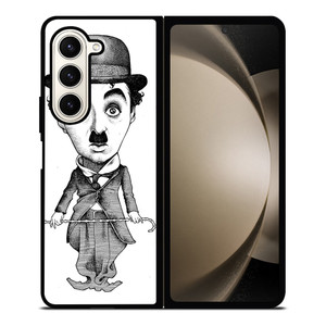 CHARLIE CHAPLIN CARTOON Samsung Z Fold 5 Case