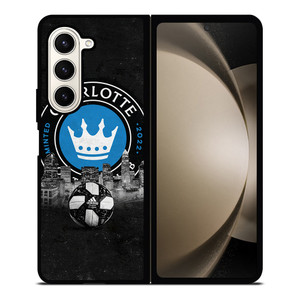 CHARLOTTE FC LOGO 3 Samsung Z Fold 5 Case CHARLOTTE FC LOGO 3 Samsung Z Fold 5 Case