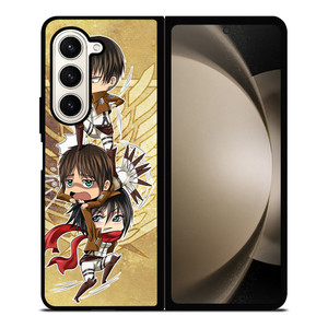 CHIBI ATTACK ON TITAN Samsung Z Fold 5 Case CHIBI ATTACK ON TITAN Samsung Z Fold 5 Case