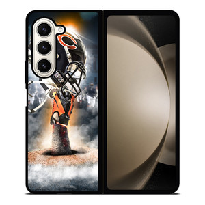 CHICAGO BEARS HELMET Samsung Z Fold 5 Case CHICAGO BEARS HELMET Samsung Z Fold 5 Case