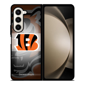 CINCINNATI BENGALS LOGO Samsung Z Fold 5 Case CINCINNATI BENGALS LOGO Samsung Z Fold 5 Case