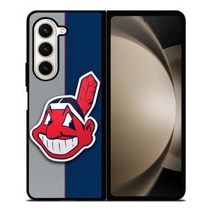 CLEVELAND INDIANS LOGO 2 Samsung Z Fold 5 Case CLEVELAND INDIANS LOGO 2 Samsung Z Fold 5 Case