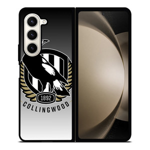 COLLINGWOOD MAGPIES ICON AFL Samsung Z Fold 5 Case COLLINGWOOD MAGPIES ICON AFL Samsung Z Fold 5 Case