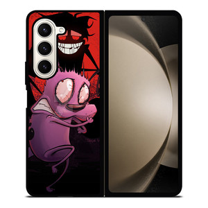COURAGE THE COWARDLY DOG 2 Samsung Z Fold 5 Case